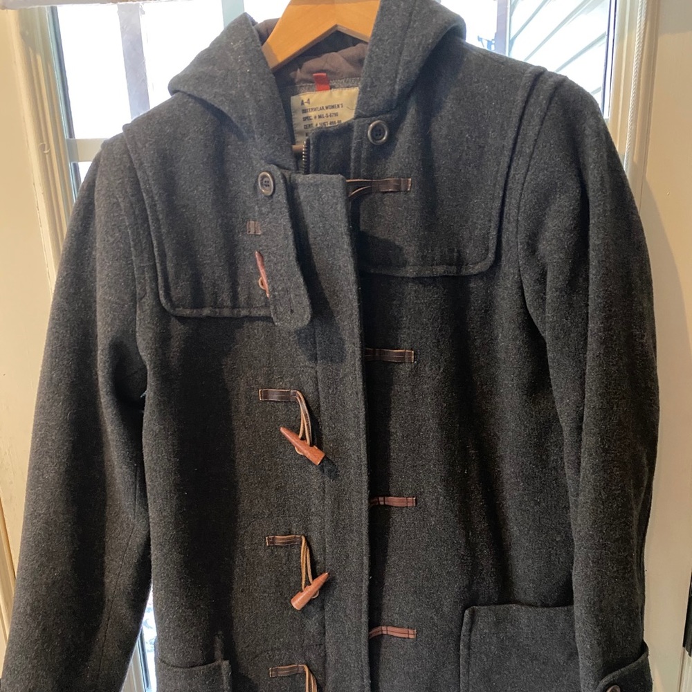 Abercrombie Wool Blend Duffle Coat